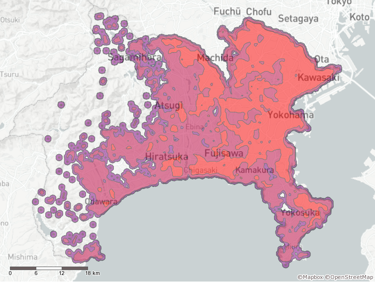 レポートマップツールを使用