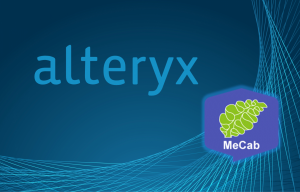 【AlteryxMacros】MeCabで形態素解析を行うマクロ