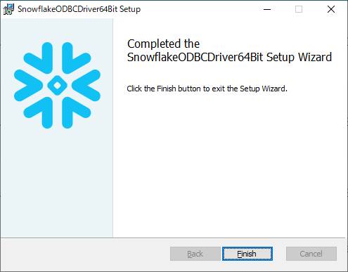 Snowflake_ODBC_インストーラー